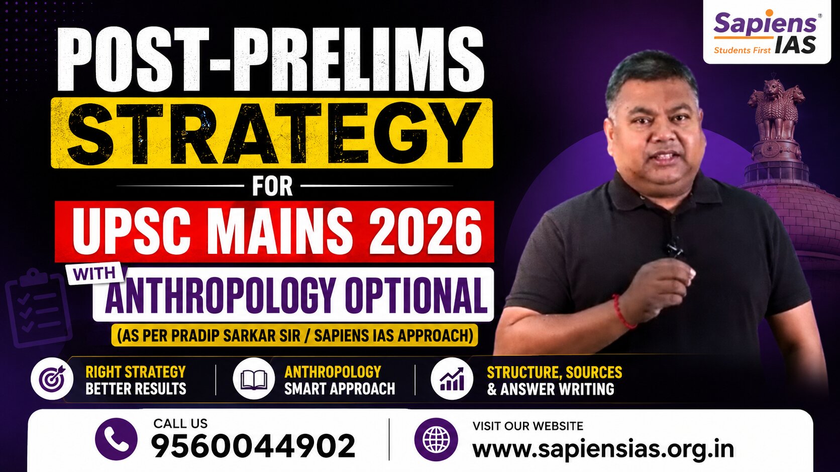 Post-Prelims Strategy for UPSC Mains 2026 with Anthropology Optional 